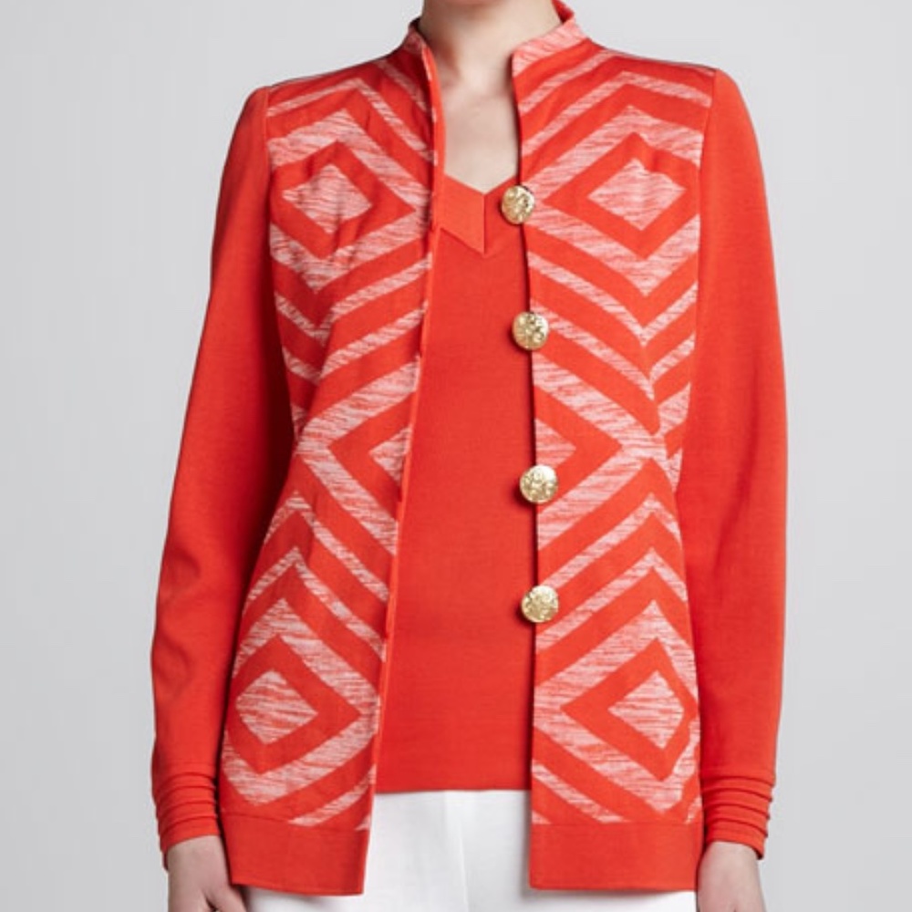 NWT Mistook Inez Button Knit Jacket *flaw S